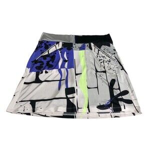 Jamie Sadock Skirt Womens S Geometric Golf Skort Removable Compression Brief SPF